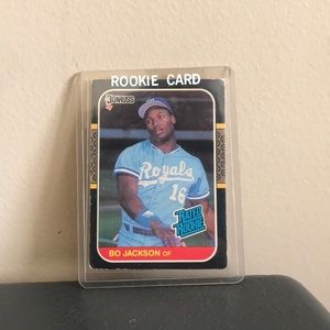 BO JACKSON KC ROYALS ROOKIE CARD
